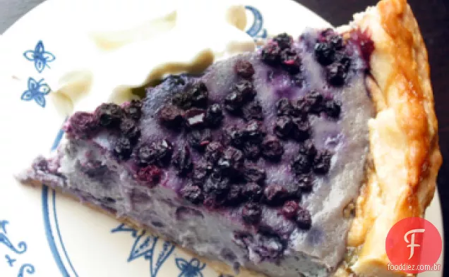 Torta Cremosa De Mirtilo