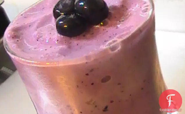 Smoothie De Morango E Mirtilo Super Saudável