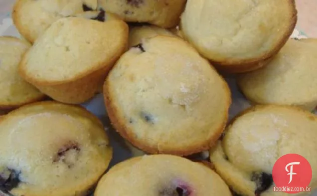 Muffins De Limão Mirtilo