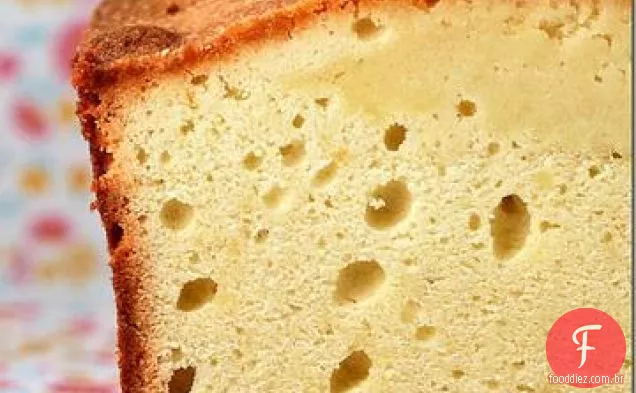 Blueberry Lemon Cream Cheese Pound Cake
