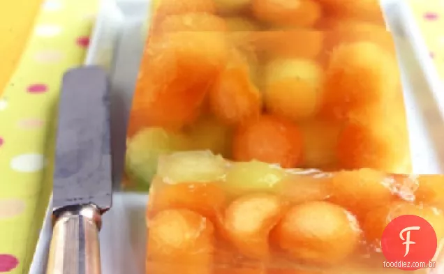 Gelatina de melão e melada