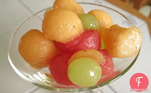 Salada De Melão Estilo Mojito