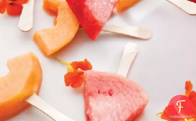 Melão Congelado-Margarita Pops