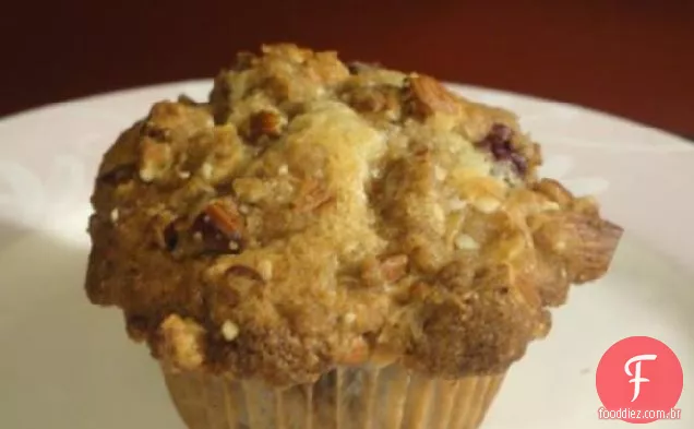 Muffins De Cereja Azeda Com Crumble De Amêndoa