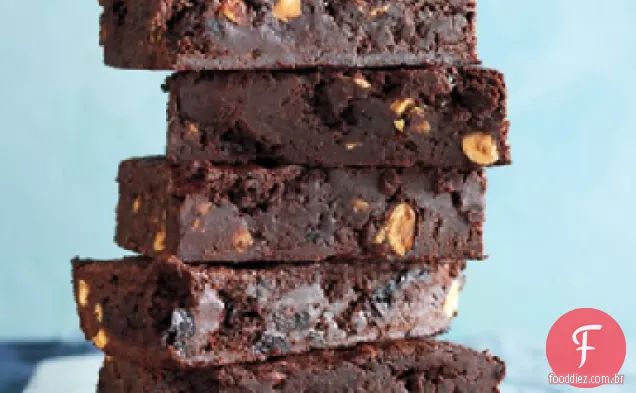 Brownies Cereja-Amêndoa