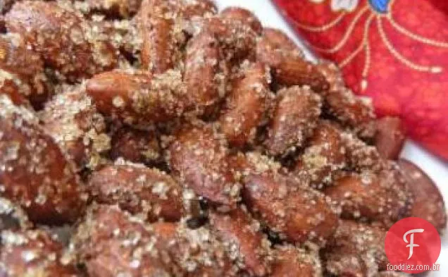 Doce e picante Chinês cinco especiarias torradas amêndoas