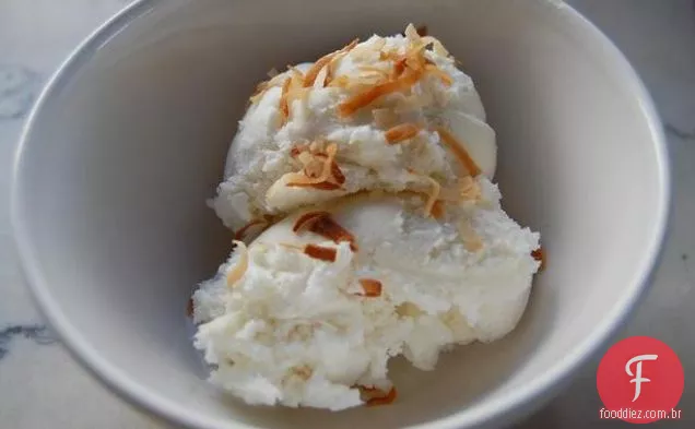 Sorvete De Coco Sem Ovo
