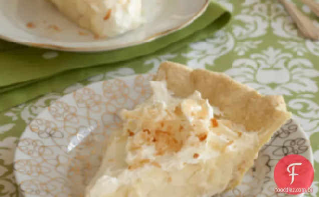 Torta De Creme De Coco Torrada Clássica