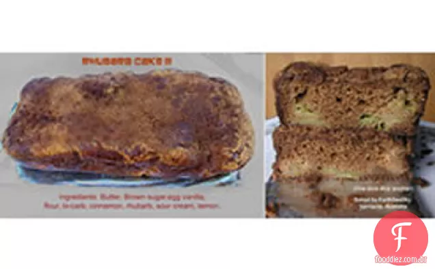 Bolo de ruibarbo III