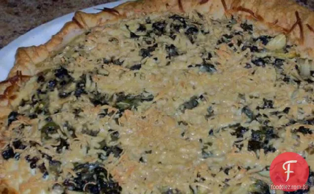 Quiche de ervas e cogumelos do Chef Joey (sem laticínios)