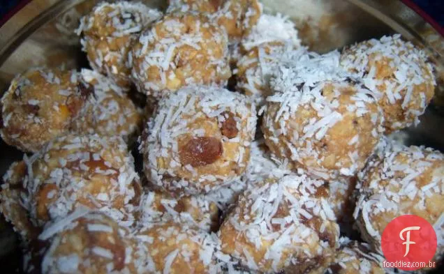 Chocolate Mergulhado Coco Macaroons