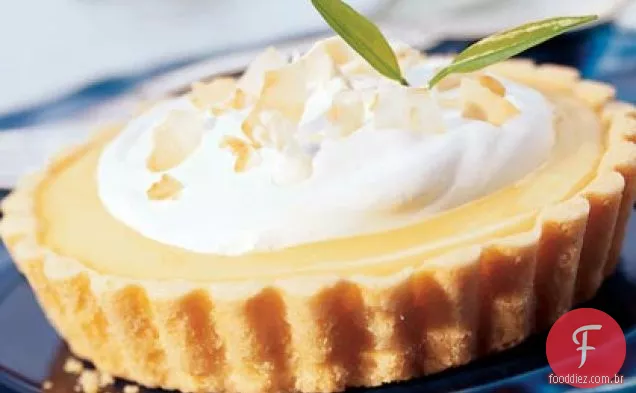 Tortas De Limão Com Creme De Coco