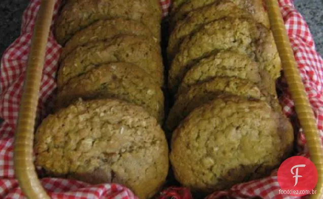 Grandes biscoitos de aveia grandes (que são grandes e grandes)