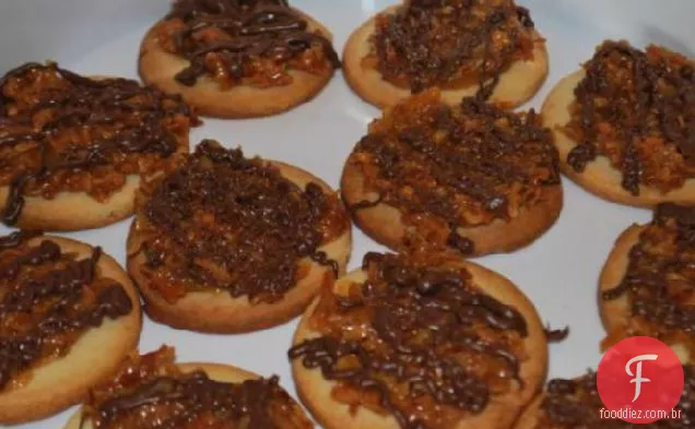 Bares Samoas - assim como os biscoitos Girl Scout!