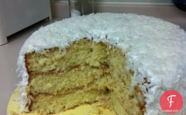 Bolo de Coco De Paula Deen