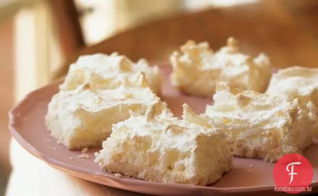 Barras De Macaroon De Coco Com Aroma De Limão