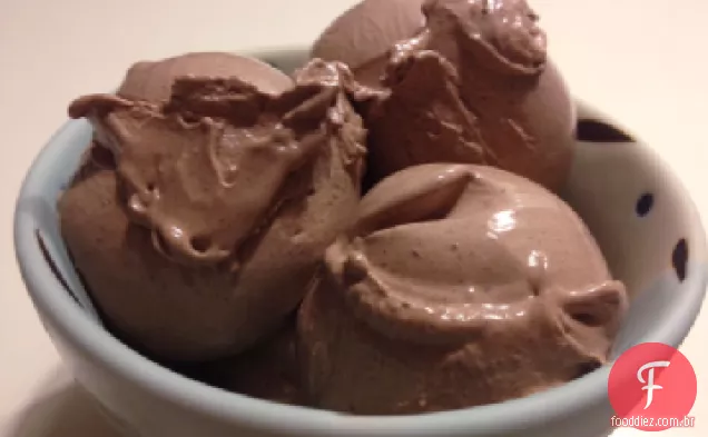 (Básico, mas fantástico) sorvete de Chocolate escuro