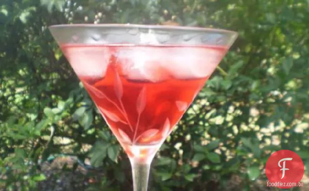Romã virgem e Cranberry Bellinis
