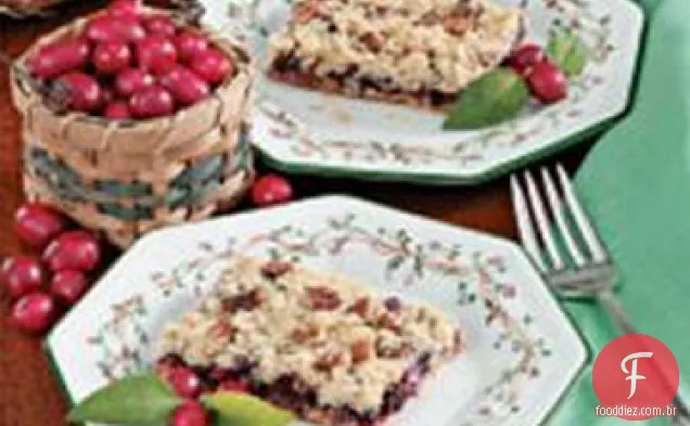 Crimson Crumble Bars