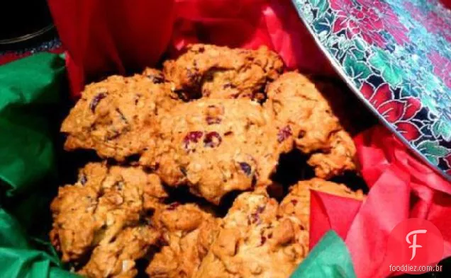 Biscoitos De Aveia Cranberry Pecan