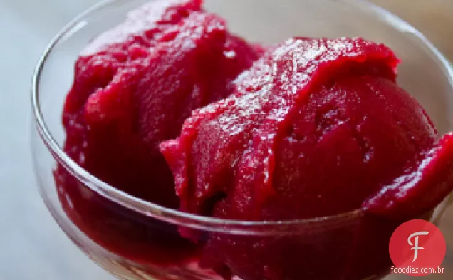 Sorbet de Cranberry e Lillet Rouge