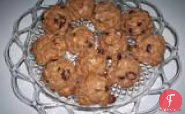 Biscoitos Veganos De Aveia Com Cranberry (Sem Açúcar)