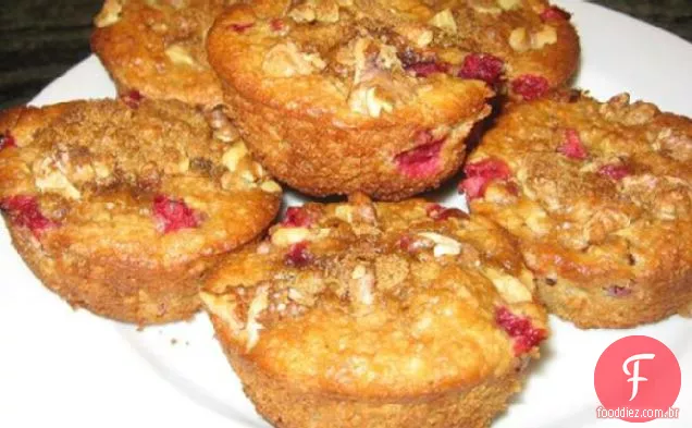 Muffins De Cranberry Saudáveis
