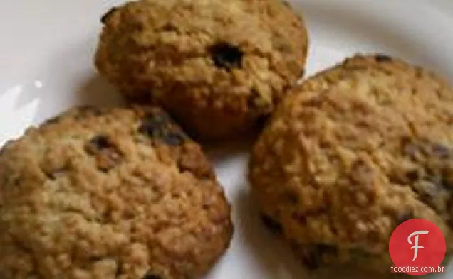 Biscoitos De Frutas Secas De Aveia