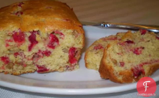 Cranberries e Pão de laranja