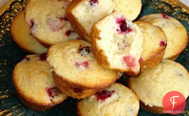 Muffins De Limão E Cranberry