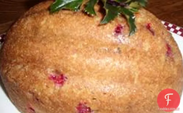 Pudim de Cranberry cozido no vapor da babá