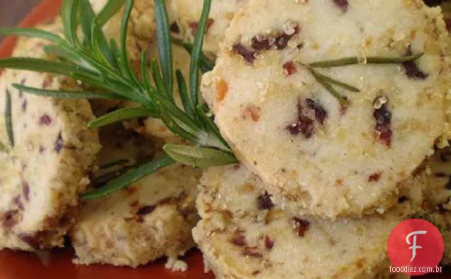 Rosemary Blue Cheese Ice Box Cookies