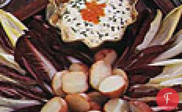 Sonho de Caviar com endívia e batatas para bebês