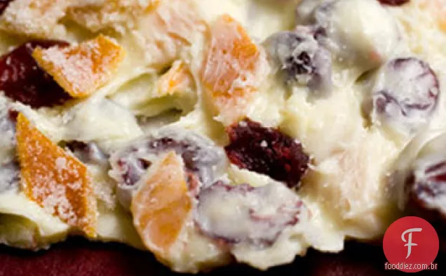Chocolate Branco-Receita De Casca De Cranberry
