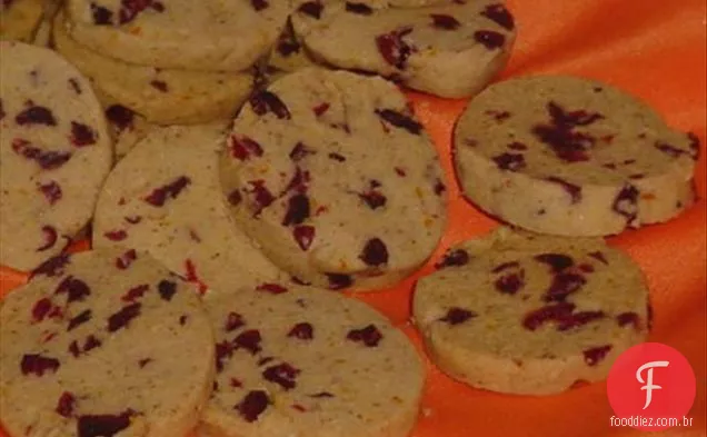 Cranberry de cabeça para baixo bolo