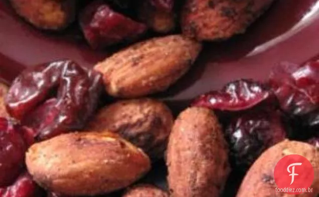 Nozes e Cranberries doces e salgados