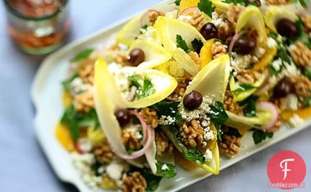 Feta, Endívia E Salada De Laranja