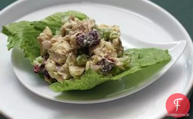 Salada de frutas e frango