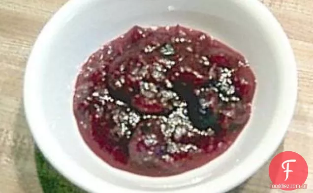 molho de cranberry anis estrelado