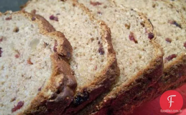 Pão Saudável De Noz De Cranberry