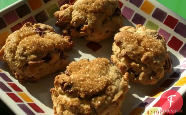 Scones Laranja-Cranberry