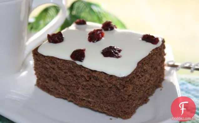 Bolo De Gorro De Cranberry-Laranja Sem Glúten