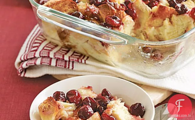 Pudim Pão Cranberry