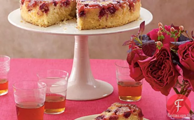 Bolo Cranberry De Cabeça Para Baixo