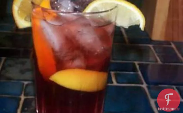 Cranberry Framboesa Fruta Não Alcoólica Soco