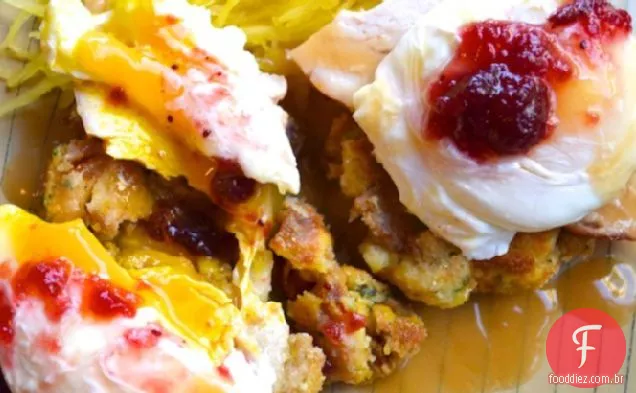 Ação De Graças Sobras Ovos Benedict