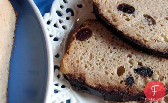 Pão De Cranberry Gelado De Chocolate Branco