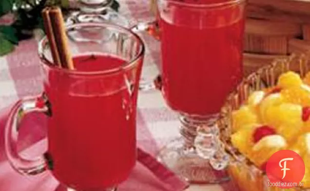 Bebida Quente De Cranberry