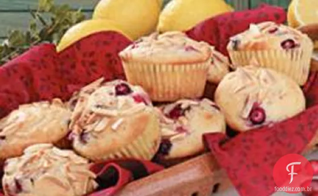 Muffins De Cranberry Limão