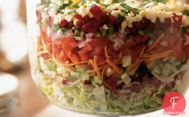 Salada Em Camadas Picada Da Páscoa
